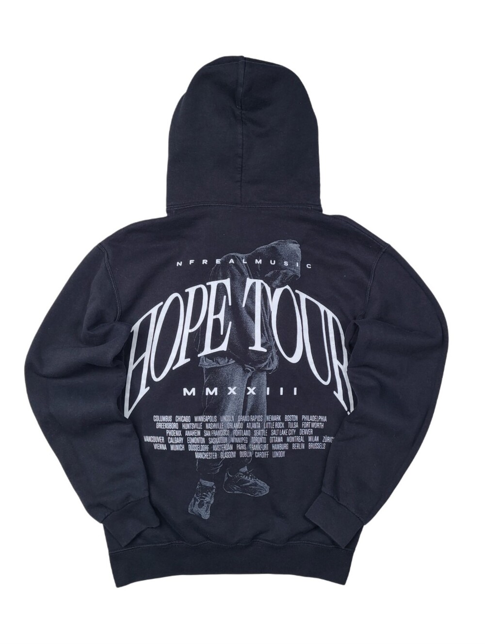 NF Hope Tour MMXXIV Black Hoodie Adult Small Official Concert Merch